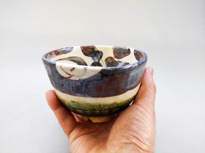 Shino Oribe Turnip Pattern Bowl - Crafted By Renji Nakagaki