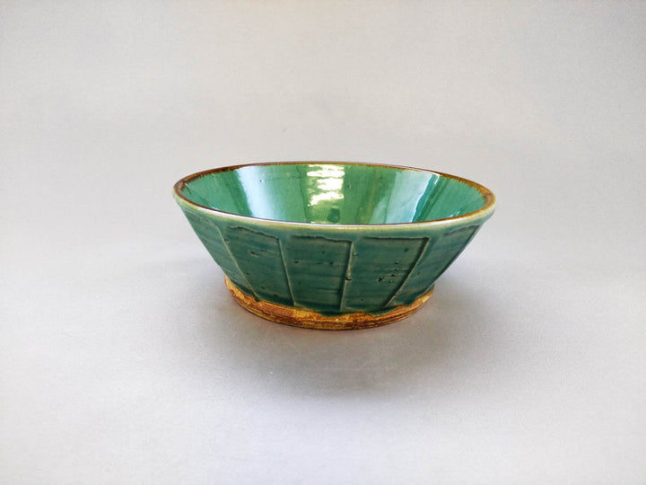 Turkish Green Sogi Flat Small Bowl - Crafted By Shinji Akane