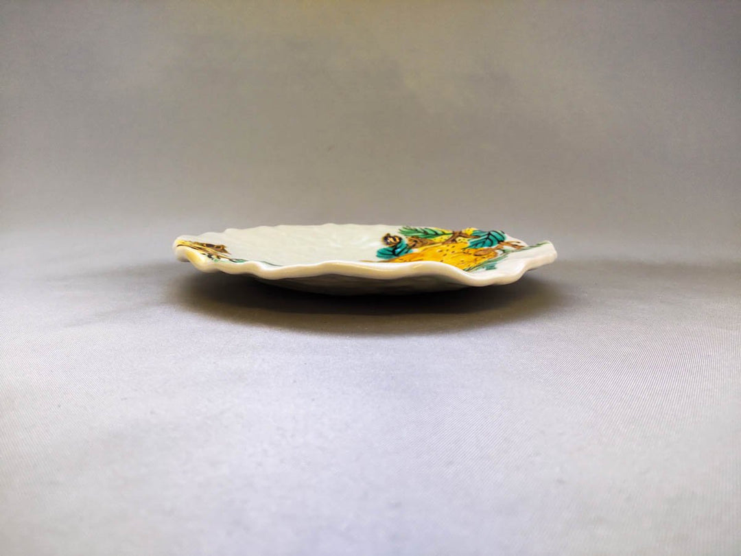 Colored Yuzu Pattern 5-Sun Plate - Crafted By Hitori Wada