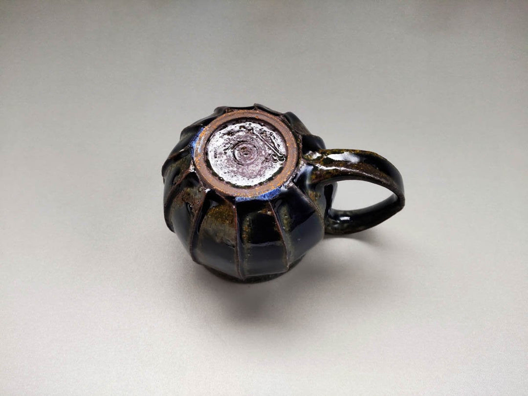 Deep Indigo Faceted Mug Crafted By Taizo Yamamoto