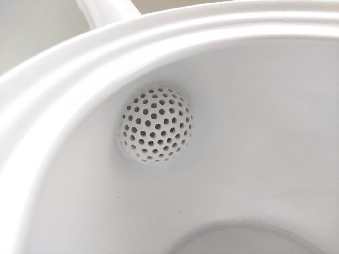 Pot Rusted Edge White Matte - Crafted By Koyo Kiln