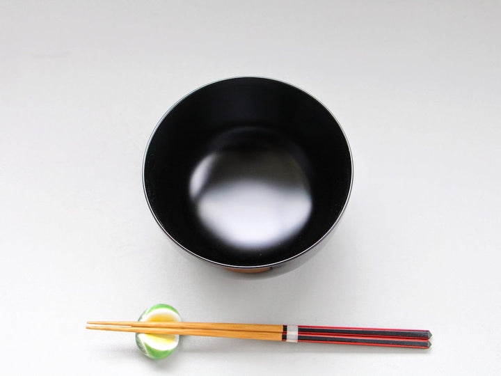 Dishwasher-Safe Nesting Bowl Large Black - Crafted By Matsuya Lacquerware