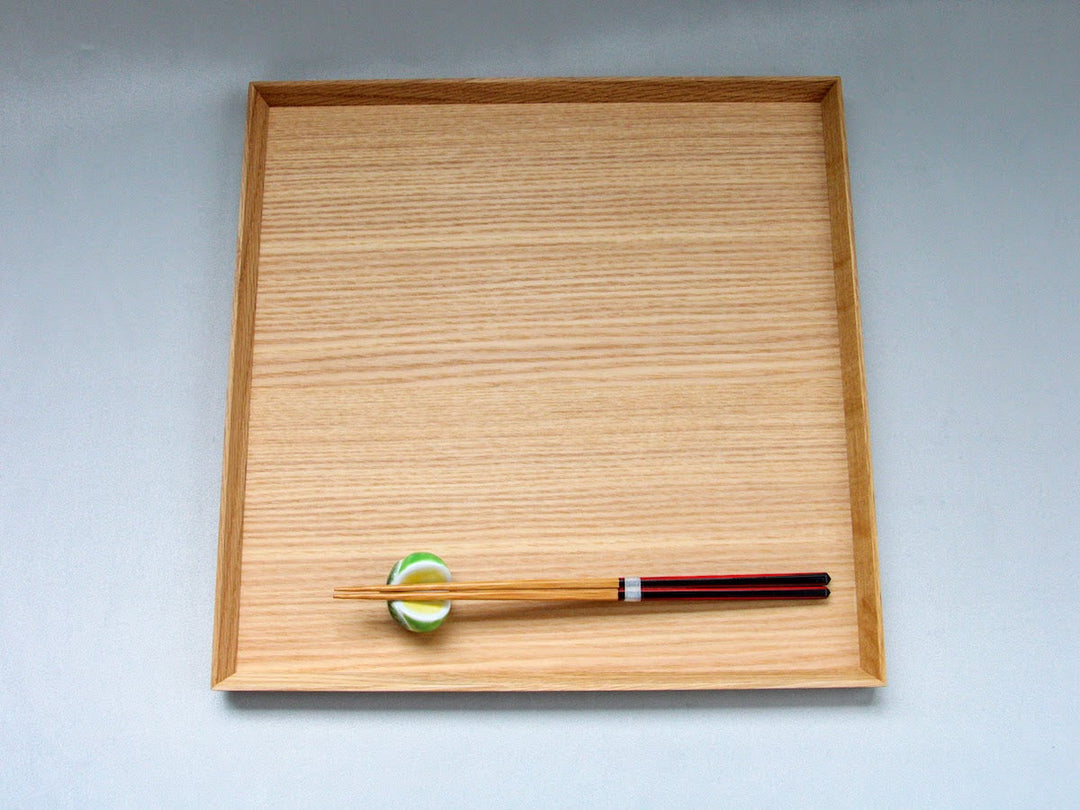 Shiraki Lacquered Tamo 10.0 Square Tray