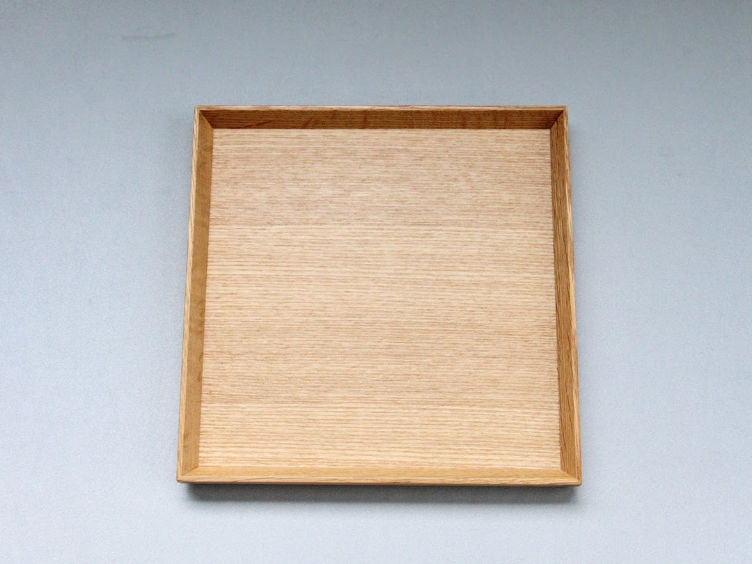 Shiraki Lacquered Tamo 6.5 Square Tray