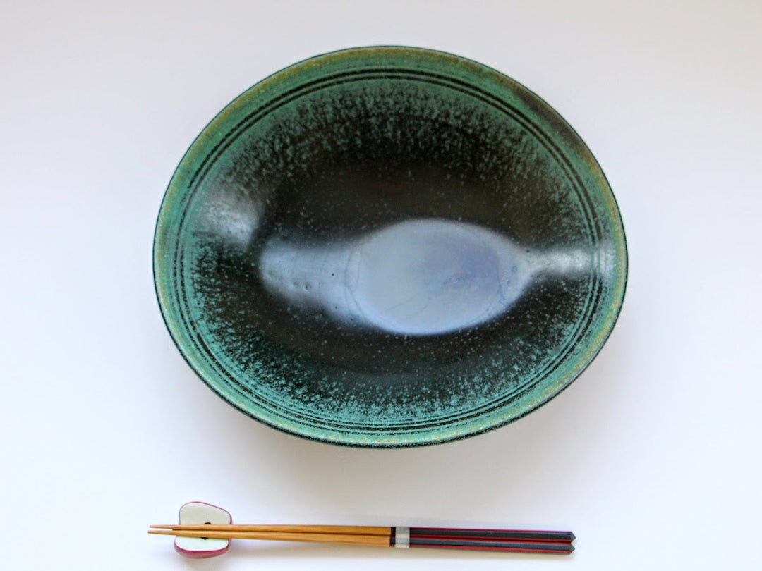 Matte Oribe Pasta Plate - Crafted By Kazuhito Yamamoto