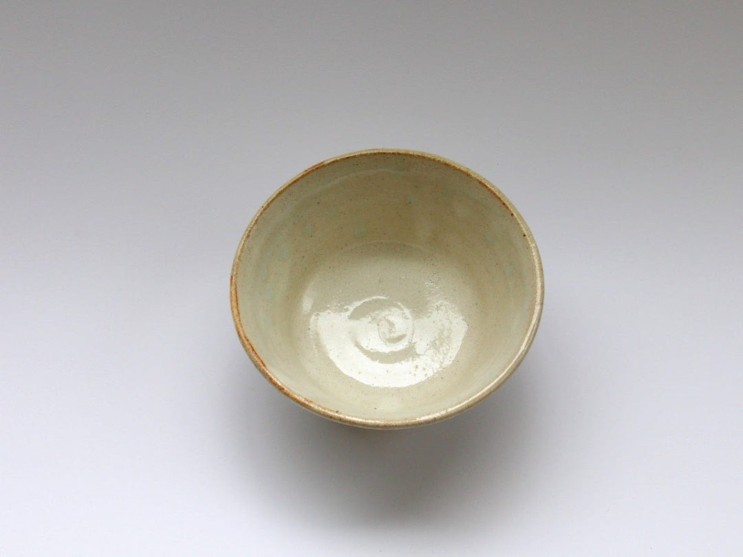 White Slip Striped Small Bowl