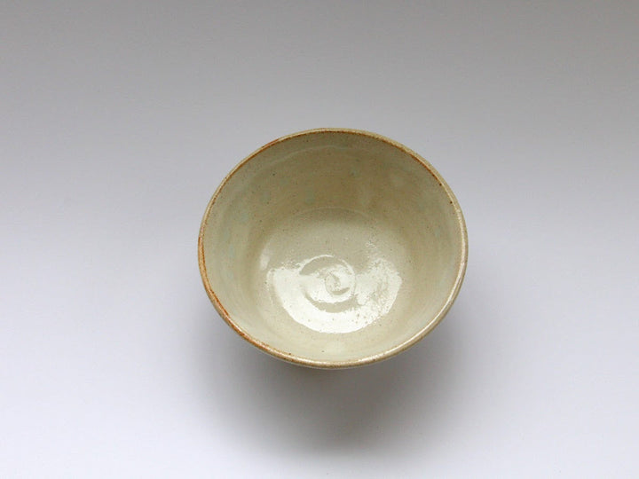 White Slip Striped Small Bowl