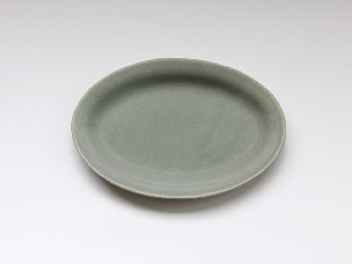 Color Matte Oval Plate S Light Ink - Crafted By Takuya Ohara
