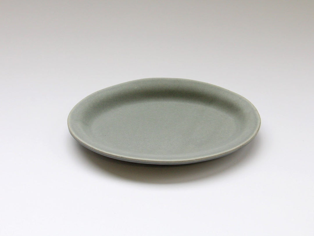 Color Matte Oval Plate S Light Ink - Crafted By Takuya Ohara
