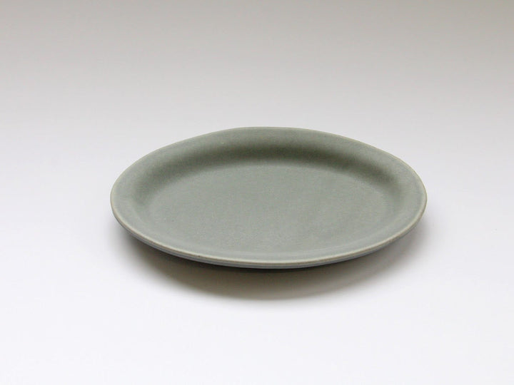 Color Matte Oval Plate S Light Ink - Crafted By Takuya Ohara
