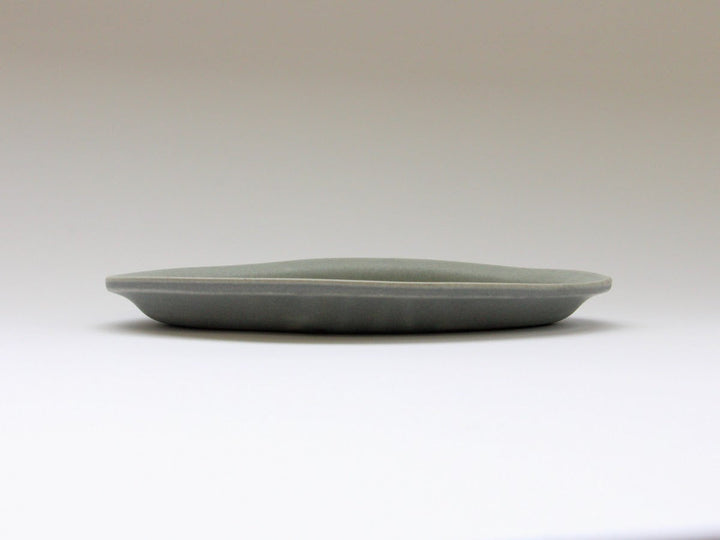 Color Matte Oval Plate S Light Ink - Crafted By Takuya Ohara