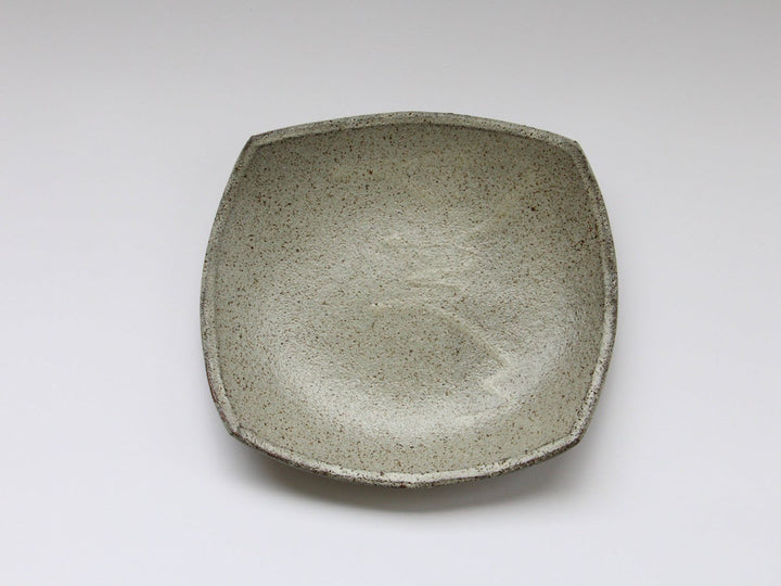 Ash Glazed 6-Sun Square Plate - Crafted By Nobuyuki Murai