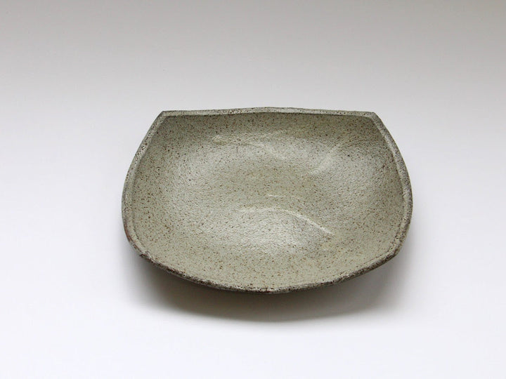 Ash Glazed 6-Sun Square Plate - Crafted By Nobuyuki Murai