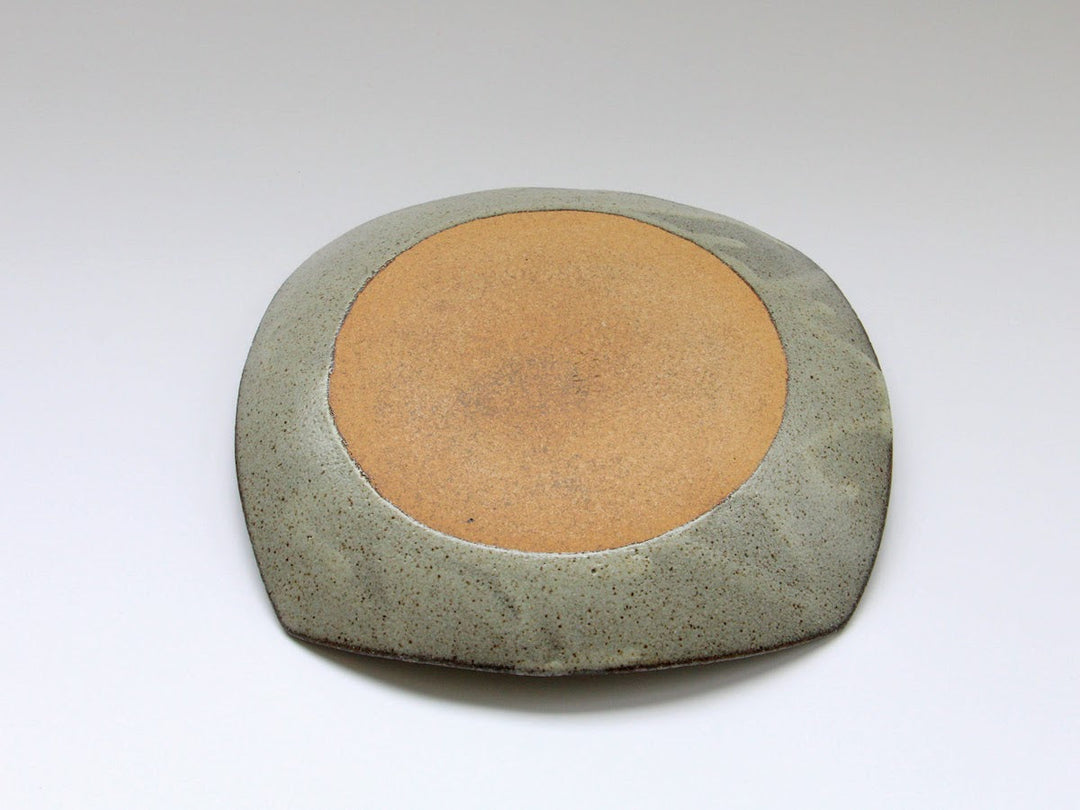 Ash Glazed 6-Sun Square Plate - Crafted By Nobuyuki Murai