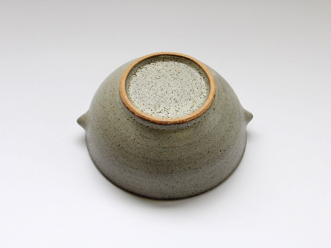 Ash Glazed Pot with Handles - Crafted By Nobuyuki Murai