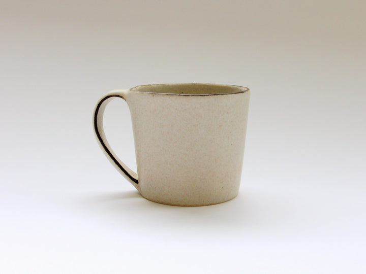 Rim Sabi beige Mug - Crafted By Nobuyuki Murai
