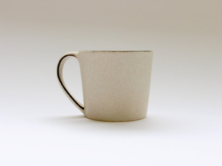 Rim Sabi beige Mug - Crafted By Nobuyuki Murai