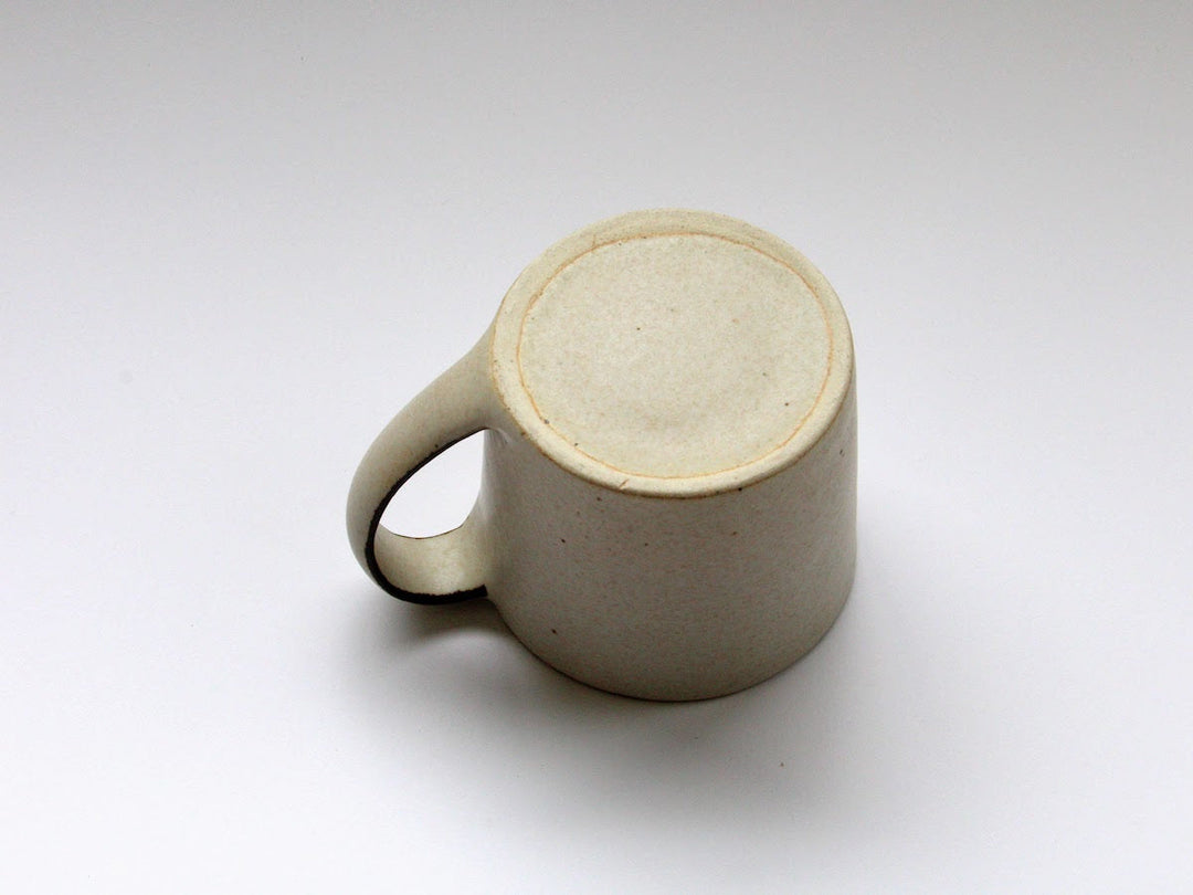 Rim Sabi beige Mug - Crafted By Nobuyuki Murai