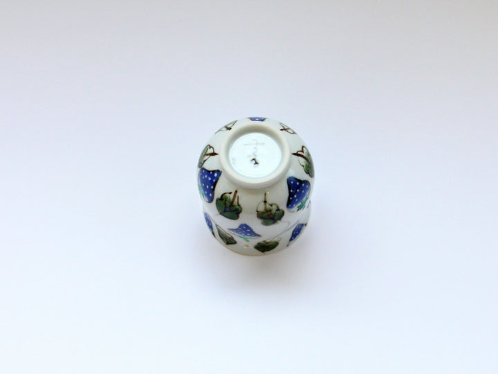 Watercolor Strawberry Tea Cup Large - Crafted By Tokushichi Kiln