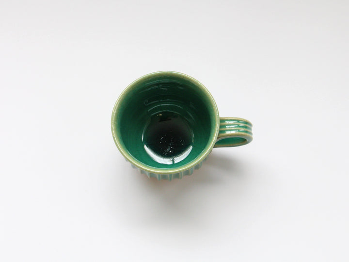 Turkish Blue Ridged Coffee Bowl - Crafted By Shinji Akane