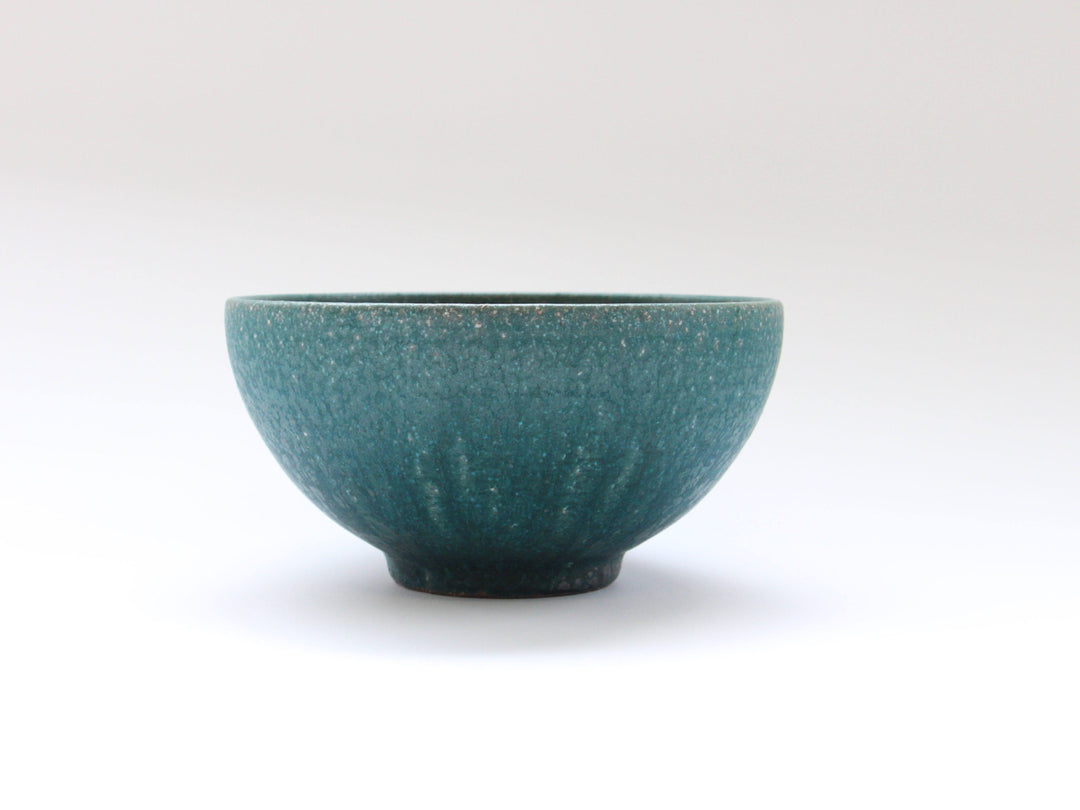 Rust-Green Small Donburi, Japanese pottery (ceramic)