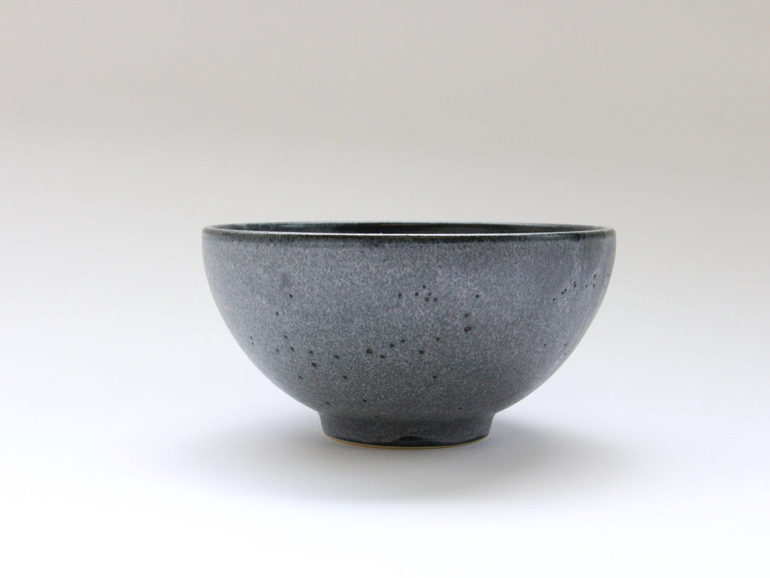 Ash-Navy Small Donburi, Japanese pottery (ceramic)