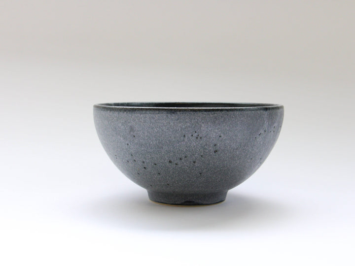 Ash-Navy Small Donburi, Japanese pottery (ceramic)