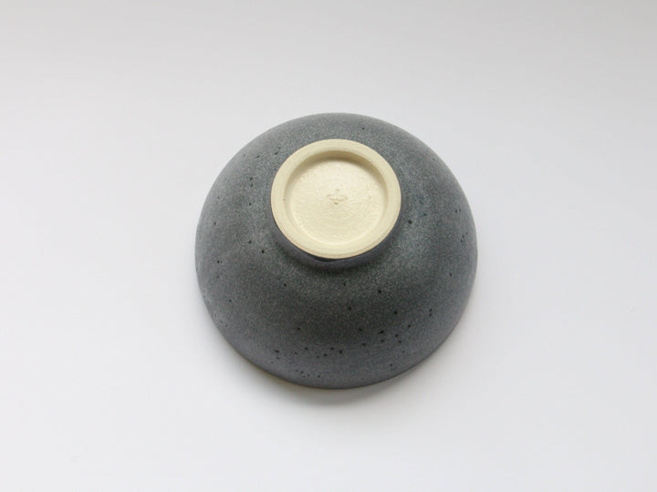 Ash-Navy Small Donburi, Japanese pottery (ceramic)