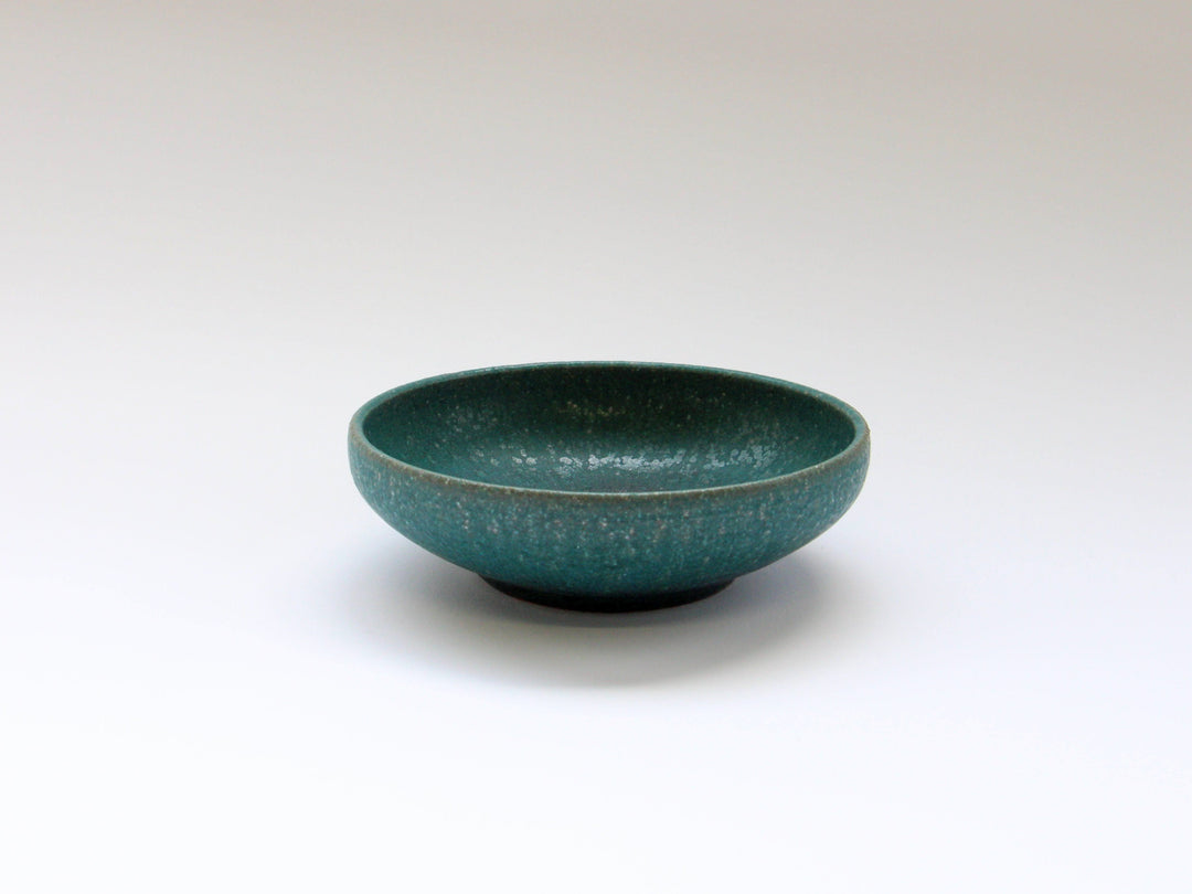 Rust-Green Small Bowl, Japanese pottery (ceramic)