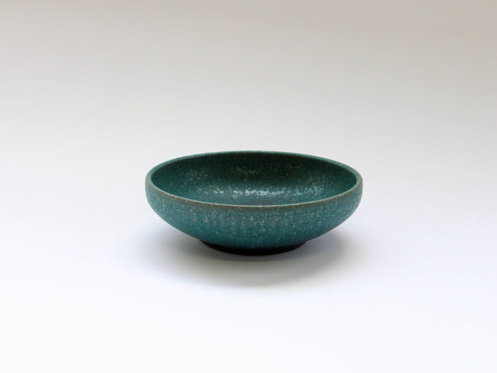 Rust-Green Small Bowl, Japanese pottery (ceramic)