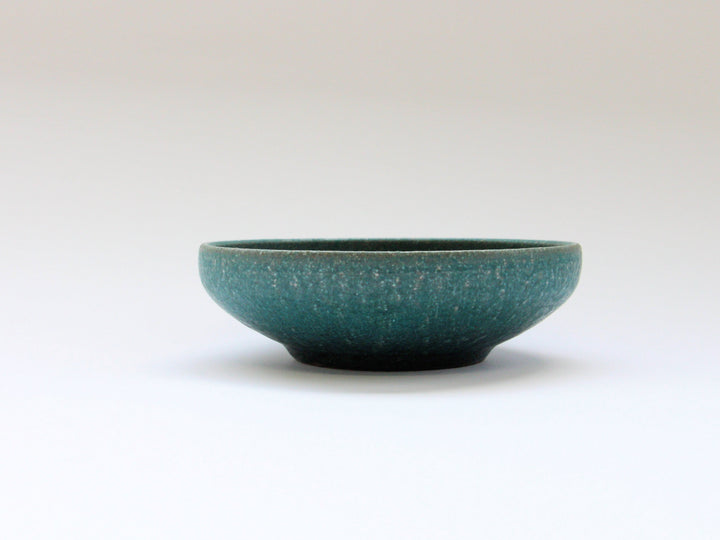 Rust-Green Small Bowl, Japanese pottery (ceramic)