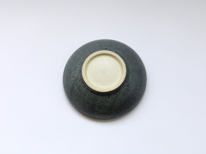 Ash-Navy Small Bowl, Japanese pottery (ceramic)