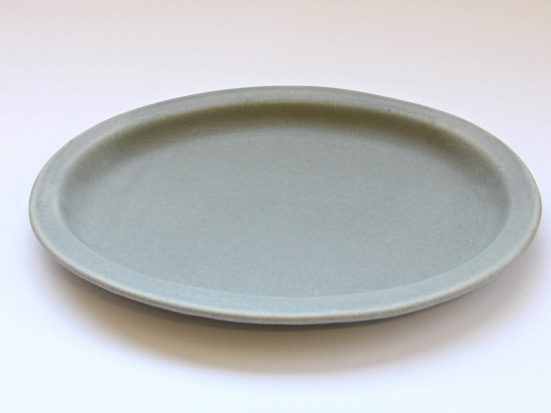 Color Matte Oval Plate L Light Ink - Crafted By Takuya Ohara