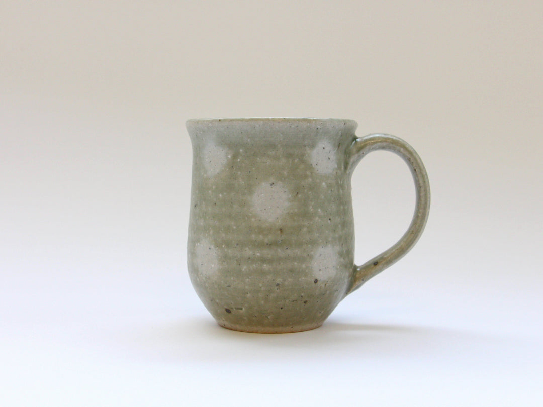 Ash Glazed dot Mug - Crafted By Tatsuo Otomo