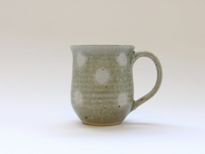 Ash Glazed dot Mug - Crafted By Tatsuo Otomo