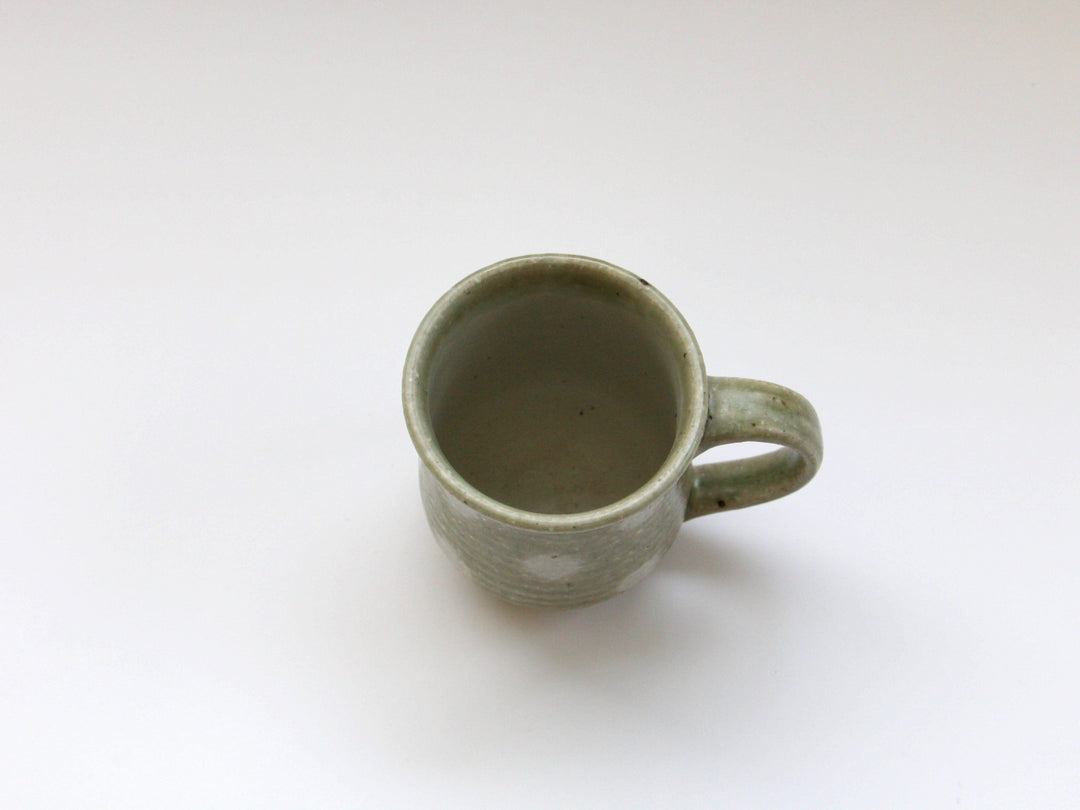 Ash Glazed dot Mug - Crafted By Tatsuo Otomo