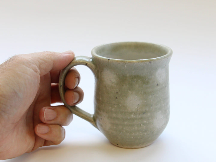 Ash Glazed dot Mug - Crafted By Tatsuo Otomo
