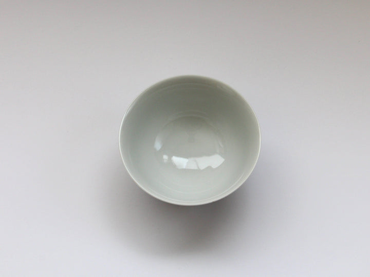 Dark Flower Rabbit Rice Bowl Small - Crafted By Tokushichi Kiln