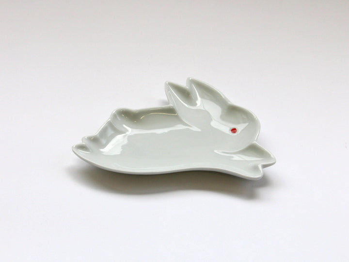 Rabbit Plate White - Crafted By Tokushichi Kiln