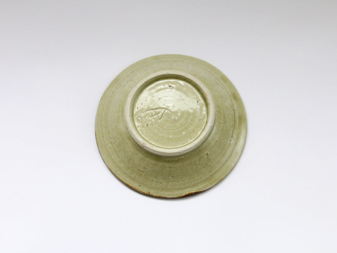 Ash-Glazed Ridgedtori Pot — Hand-Glazed Japanese Porcelain by My Store