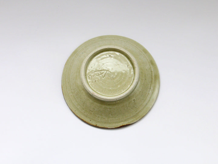 Ash-Glazed Ridgedtori Pot — Hand-Glazed Japanese Porcelain by My Store