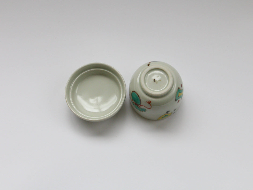 Overglaze enamel Treasures Steaming Bowl - Crafted By Tamori Pottery