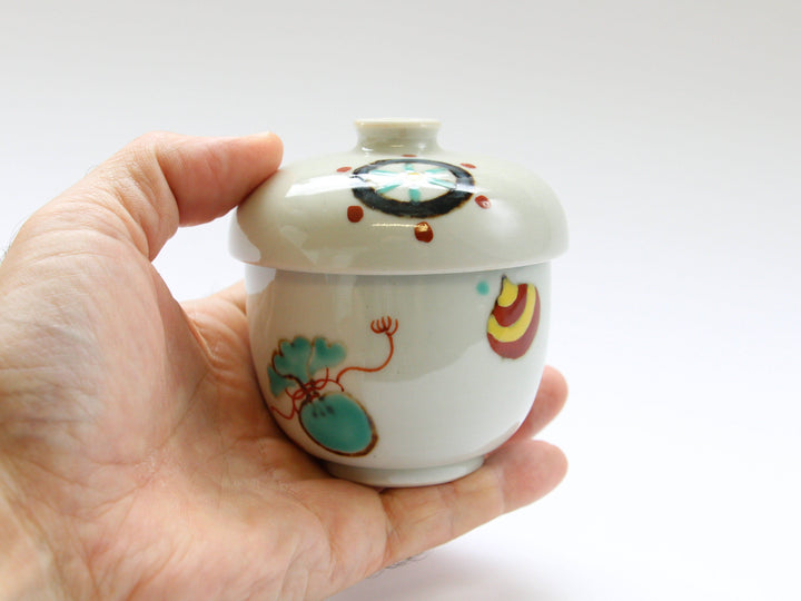 Overglaze enamel Treasures Steaming Bowl - Crafted By Tamori Pottery