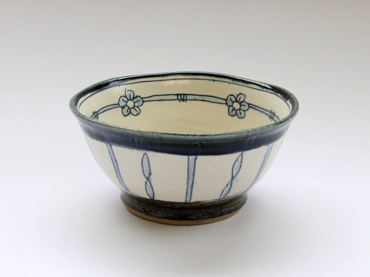 Bowl Small Blue Fish and Bird - Crafted By Jun Kato