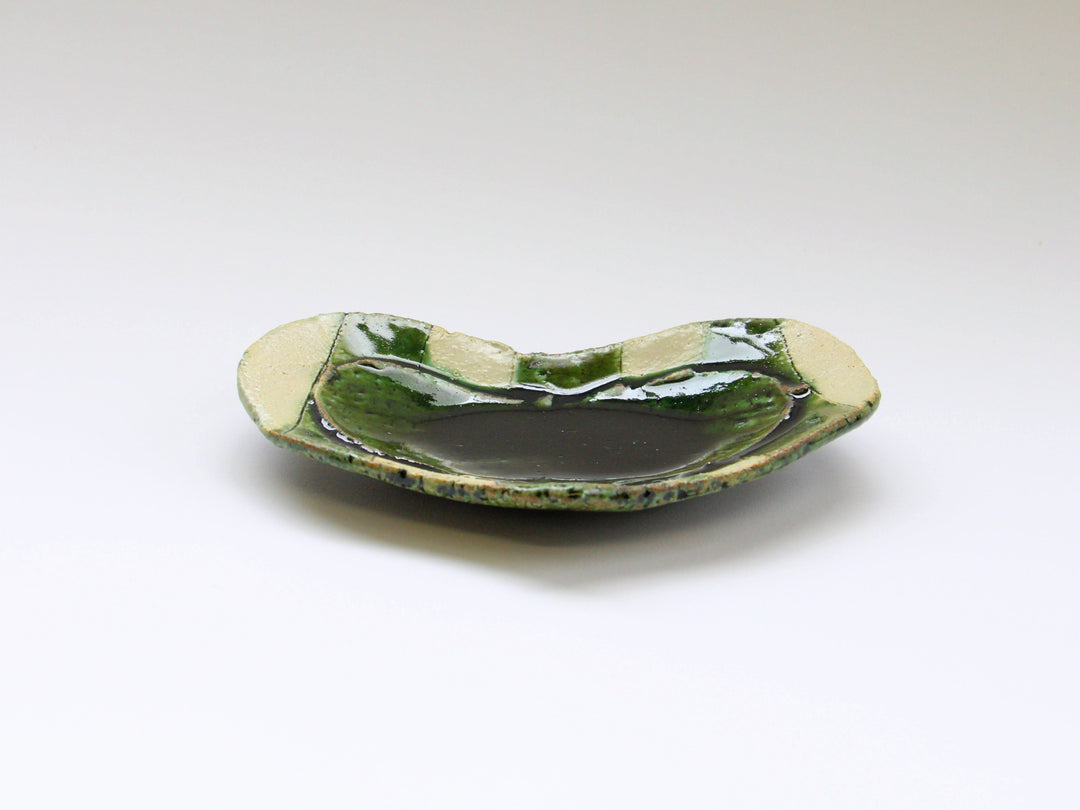 Oribe Striped Heart Plate Small - Crafted By Kazuhito Yamamoto
