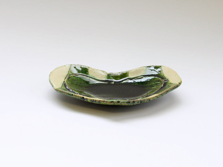 Oribe Striped Heart Plate Small - Crafted By Kazuhito Yamamoto