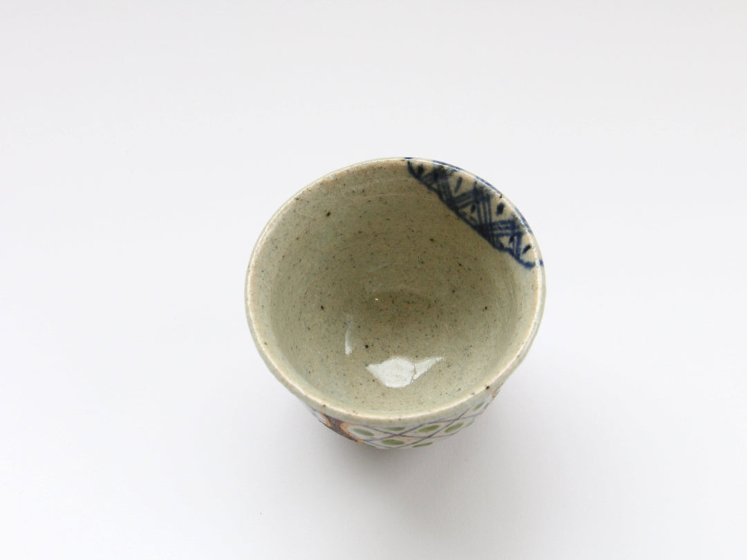 Plum Pattern Tea Cup Red — Hand-Painted Japanese Pottery by Kosai Kiln