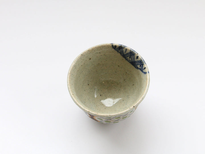Plum Pattern Tea Cup Red — Hand-Painted Japanese Pottery by Kosai Kiln