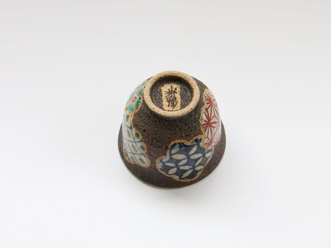 Plum Pattern Tea Cup Red — Hand-Painted Japanese Pottery by Kosai Kiln