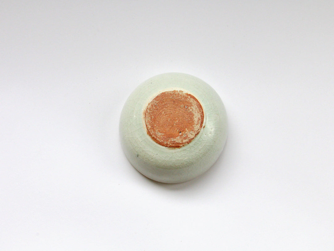 Red Flower Pattern Round Small Bowl - Crafted By Iwao Pottery